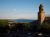 Blick über die Burganlage von Castiglione della Pescaia auf das Meer ©LEIIK