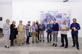 Die Initiatorinnen, teilnehmenden KünstlerInnen und KuratorInnen ©Leandro EdR für LEIIK gGmbH