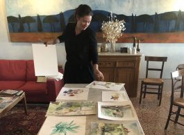 Begutachtung durch Kursleiterin Hjördis Baacke ©LEIIK.it