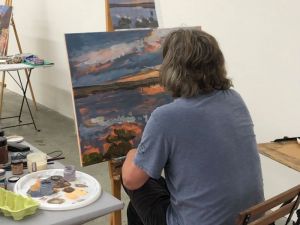 Malereikurs: Arbeiten im Kurs. ©LEIIK.it