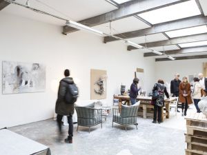 Künstleratelier im Leipziger Tapetenwerk zum Frühjahrsrundgang ©LEIIK