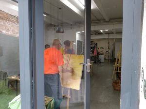 Blick ins Atelier von Hjördis Baacke - Sommerkurs Malerei ©LEIIK.it